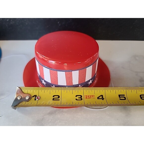 Stars And Stripes Party Plastic Hats - Picture 7 of 10
